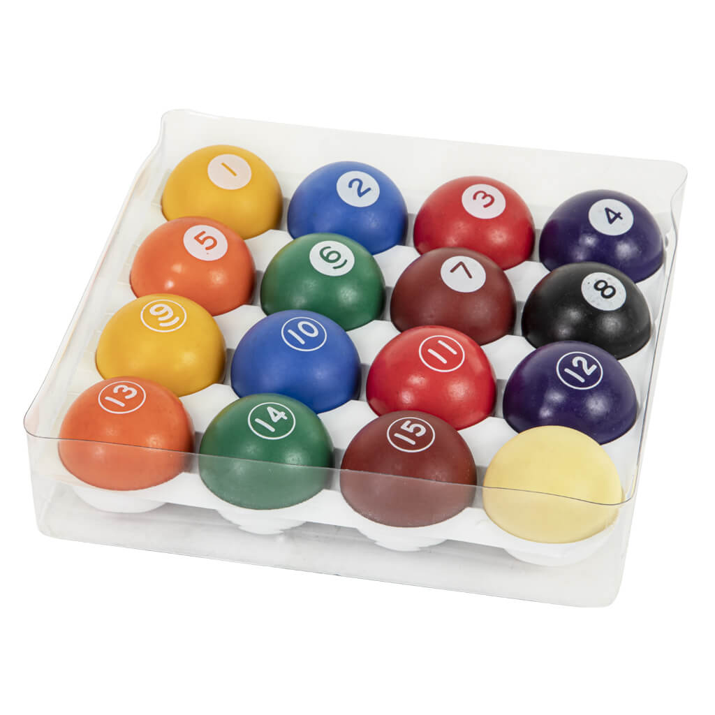 SET OF MASTER SPEED PLASTIC POOL BALLS