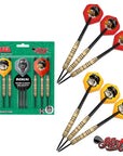 SHOT DUEL STEEL TIP DART PACK-TWO SET-HIGH QUALITY STEEL