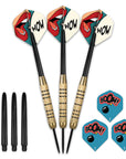 SHOT SOLO STEEL TIP DARTS SET-HIGH QUALITY STEEL