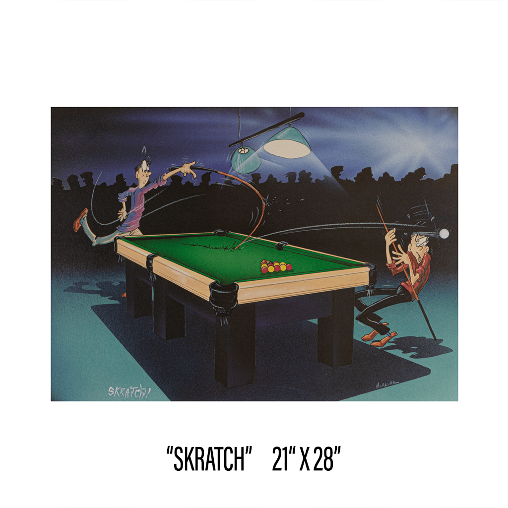 SKRATCH EDITION 97 CANADA BILLARD POSTER