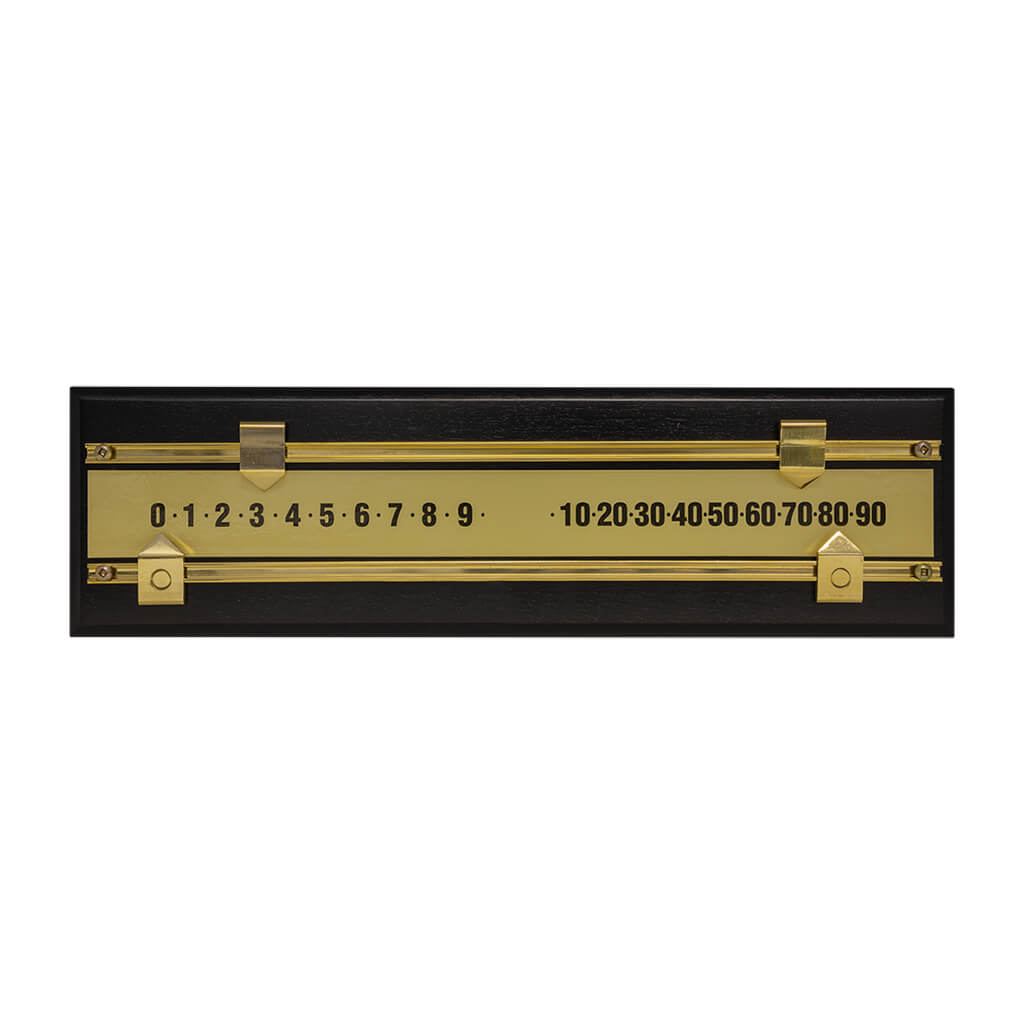 SMALL SCOREBOARD WITH BRASS RODS - WHITE BIRCH