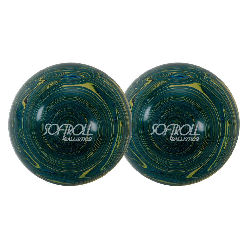 SOFTROLL BALISTICS SMALL BALLS - YELLOW BLACK BLUE