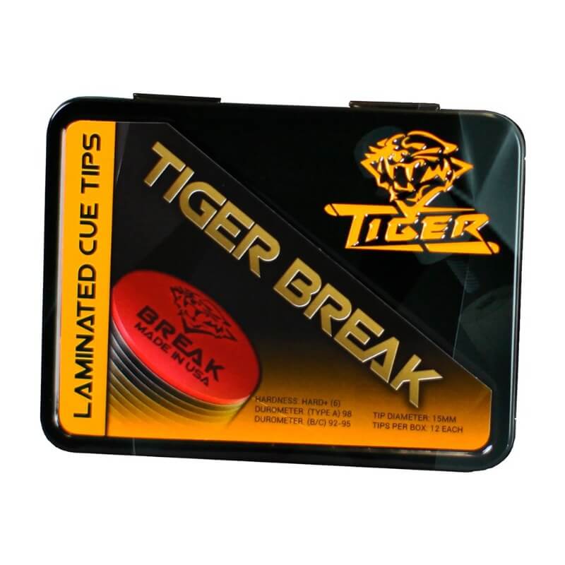 TIGER BREAK LAMINATED CUE TIP - SUPER HARD