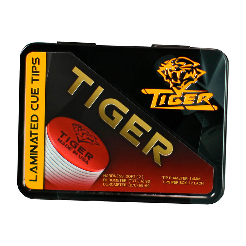 TIGER LAMINATED CUE TIP - SOFT