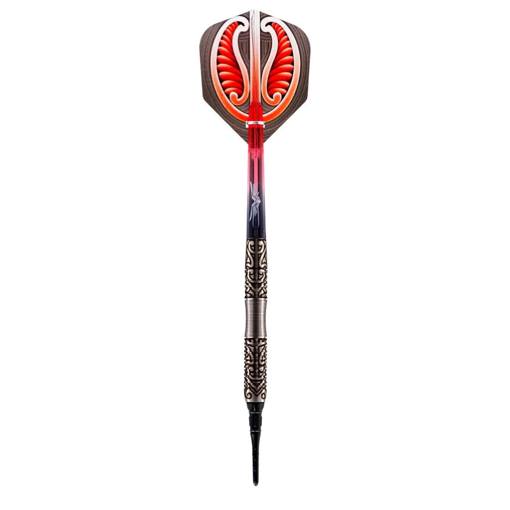 WARRIOR HAUTOA SOFT TIP DART SET-80% TUNGSTEN